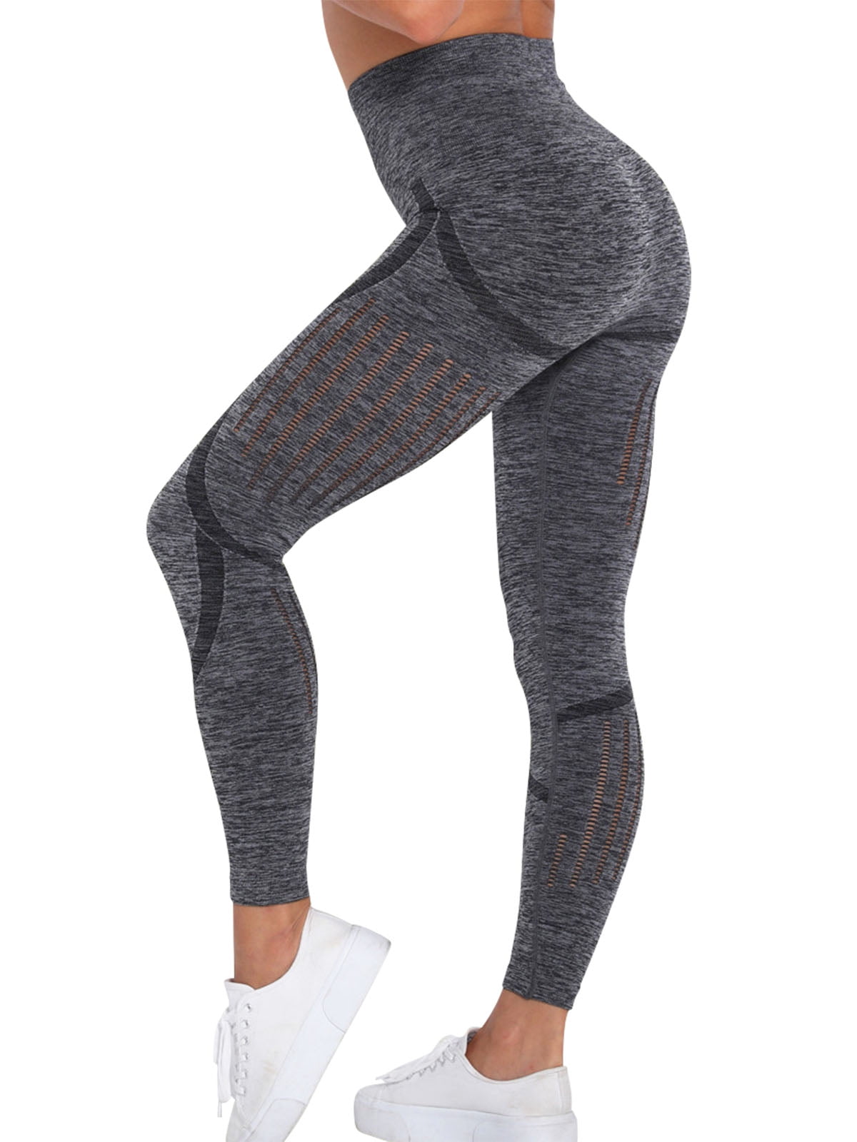 VASLANDA High Waist Seamless Leggings for Women Workout Gym Yoga Pants ...