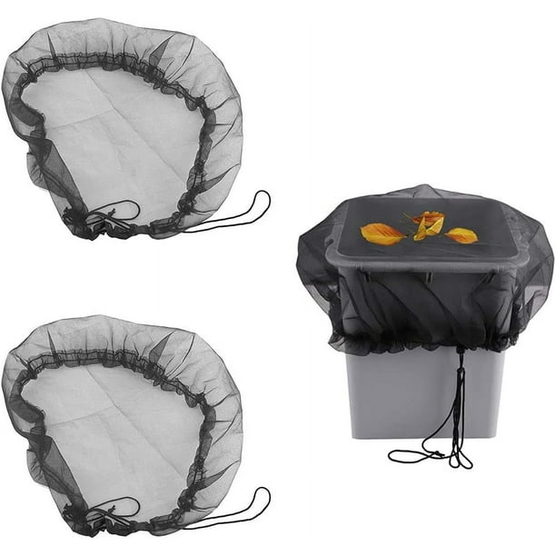 Rainwater Guardian: cubierta de malla para barriles de lluvia, protector de recolección de agua, poliéster de alta calidad, diseño de cordón ajustable y duradero para un ajuste seguro, bloqueo de