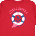 thumbnail image 4 of Inktastic Nautical Little Sister Girls Long Sleeve Toddler T-Shirt, 4 of 5