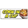 thumbnail image 2 of SignMission B-Corn In A Cup Bannière Maïs en Coupe 18 x 48 Po., 2 of 8