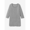 thumbnail image 5 of Woman Within Plus Size Perfect Three-Quarter-Sleeve Scoopneck Tunic, 5 of 6