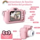 thumbnail image 4 of Cámara Digital para Niños,Cámara para Niños con Pantalla a Color 2.0 IPS HD y Tarjeta de Memoria de 32 G,Adecuada para Regalos de cumpleaños y Navidad para niños y niñas(Gatito Rosa),Unicornios rosas, 4 of 16