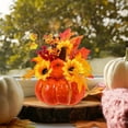 thumbnail image 4 of FRCOLOR Large Outdoor Plastic Pumpkin for Fall Halloween Thanksgiving Decoration Multi Color, 4 of 8