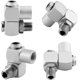thumbnail image 1 of unids/set 360 grados Universal giratorio manguera de aire conector acoplador enchufe 1/4 ''adaptador de aire herramienta accesorios giratorios JFHHH pequeña, 1 of 3