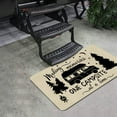 thumbnail image 2 of Camping Door Mat,Camper RV Entranc Decorative Welcome Doormat,Making Memories One Campsite at A Time Decoration Door Mat for Indoor/Outdoor Kitchen Rugs 17x30 inch, 2 of 6