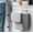 Gray, variant on Kitchen Hanging Trash Can with Lid 2.4 Gallon, Cabinet Kitchen Compost Bin Counter Top Under Sink,Mountable Indoor Compost Bucket for Cupboard Bathroom, Wall Mounted Counter Waste Compost Bin