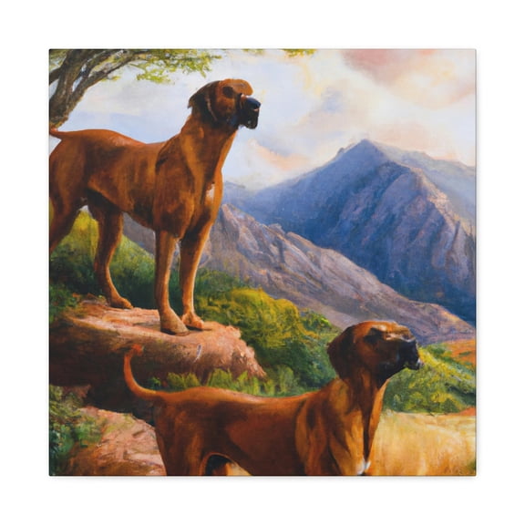 Fur of Courage Ridgeback - Canvas