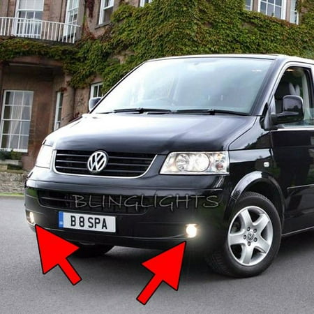 Volkswagen VW Eurovan T5 Multivan Xenon Fog Lamps Driving Lights Foglamps Foglights (Best Vw T5 Engine)