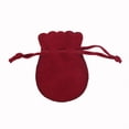 thumbnail image 1 of Bolsa de embalaje de joyería con cinturón de terciopelo de doble cara, bolsa de almacenamiento de regalo con cordón, bolsa de calabaza para joyería, 1 of 6