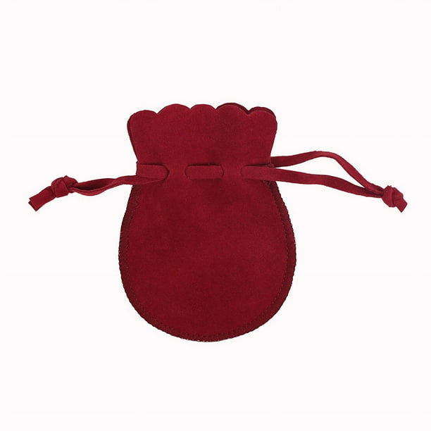 Bolsa De Terciopelo Con Cordón, Bolsa De Embalaje De Joyería, Regalo De Boda/Navidad, 1-10 Uds./lote