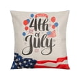 thumbnail image 6 of 250Th Anniversary Usa 4Th Of July Red, White Blue 18 In Independence Day Pillow Memorial Day Patriotic Pillowcase Decoration Independence Day Decorative Pillow, 6 of 8