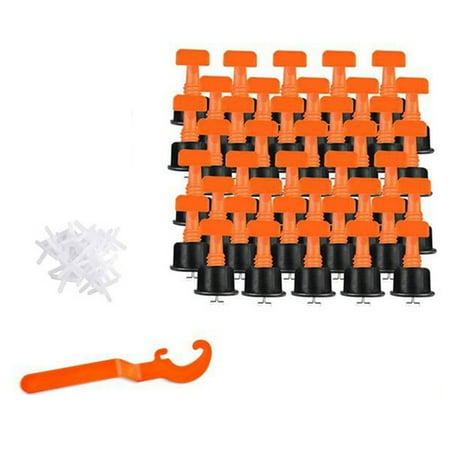 

Big deal 50 Pcs Tile Leveler and 2mm Tile Spacer 500PCS Ceramic Tile Adjuster and Tile Leveler Adjusters with Wrench