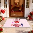 thumbnail image 4 of BotaniNest Valentine's Day Heart Envelope Design Soft Area Rug For Bedroom Living Room Floor Mat, 4 of 6