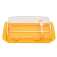 thumbnail image 2 of Caja rectangular 2 en 1 para cortar mantequilla y guardar quesos, ideal para el hogar, restaurante y cocina, color amarillo, 2 of 14