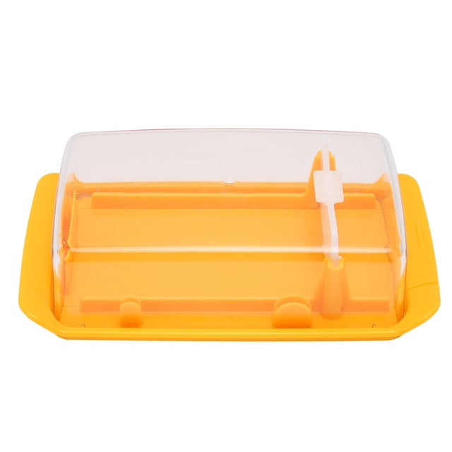 Contenedor de mantequilla, caja de almacenamiento rectangular 2 en 1 para mantequilla, rendimiento de alta gama