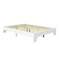 thumbnail image 6 of Boyd Sleep Lugano Full White Platform Bed Frame, Modern No Headboard Design, Easy Assembly, 6 of 6
