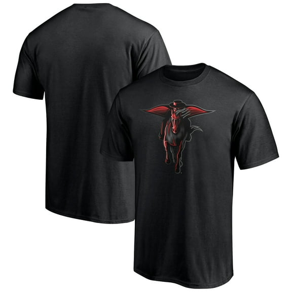 Men's  Black Texas Tech Red Raiders Midnight Mascot T-Shirt