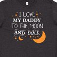 thumbnail image 4 of Inktastic I Love My Daddy To The Moon and Back Youth T-Shirt, 4 of 5