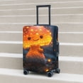 thumbnail image 6 of Gukieu Glowing Mushroom In Forest Print Suitcase Protective Cover, Elastic Zipper Buckle Suitcase Protective Cover, Suitable for Travel, Business Trip-Medium, 6 of 7