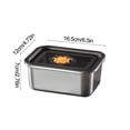 thumbnail image 3 of Border Student Bento Box Children Sealed Fruit Box Salad Box Work Microwave Lunch Box Chopsticks Dip Container Cute Kids Bento Lunch Box, 3 of 6