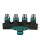 thumbnail image 1 of 4 Way Tap Connectors Pipe Splitter Water Connector 4 Way Water Connector Hose Pipe Adapter 4 Way Water Tap Converter Connector Splitter Hose Pipe Adapter Garden Irrigation Watering ANGGREK water connector, 1 of 8