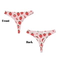 thumbnail image 3 of Fotbe Strawberry Tanga Sin Costuras para Mujer con Estampado – Panties Invisibles, Transpirables y Cómodos para Uso Diario-X-Small, 3 of 6