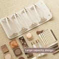 thumbnail image 4 of Roll up Makeup Bag, Large Travel Makeup Bag, Foldable Makeup Bag, Waterproof Hanging Toiletry Bag with 4 Clear Detachable Interior Pockets, Portable Cosmetic Bag for Women Travel Essentials (Beige), 4 of 9
