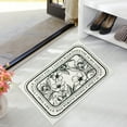thumbnail image 1 of Baohd Tapis de Sol Décor Intérieur Doux Larges Applications pour la Cuisine Porte Chambre Fleur Rectangulaire, 1 of 9