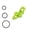Grass green, variant on KUFptva Fishing Lures Treble Hook Keeping Holder Fishing Rod Hook Keeper Fishing Tackle Accessory Quick Installation