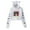 White-WP07732, variant on Kotaro Lives Alone Hoodie Sweatshirt for Girls Cat Ear Crop Top Male Manga Women Casual Streetwear