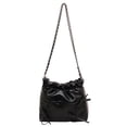 thumbnail image 1 of Bolsa de hombro Bolso bandolera para mujer, bolso tipo cubo con lazo de cuero PU, bolso de hombro bonito, bolso de uso diario, 1 of 9