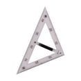 thumbnail image 2 of Regla de geometría matemática grande Herramienta de geometría Demostración Material escolar Dibujo Regla de 45 grados, 2 of 9