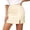 Beige, variant on QHFBli Women's Side Slit High Waisted Mini Skirt Stretchy Bodycon Skort 2026 Club Skirts with Underneath