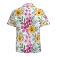 thumbnail image 3 of High Quality Hawaiian Shirts for Men Short Sleeve Aloha Beach Shirt Floral Summer Casual Button Down Shirts Blouses KF2CME, 3 of 7