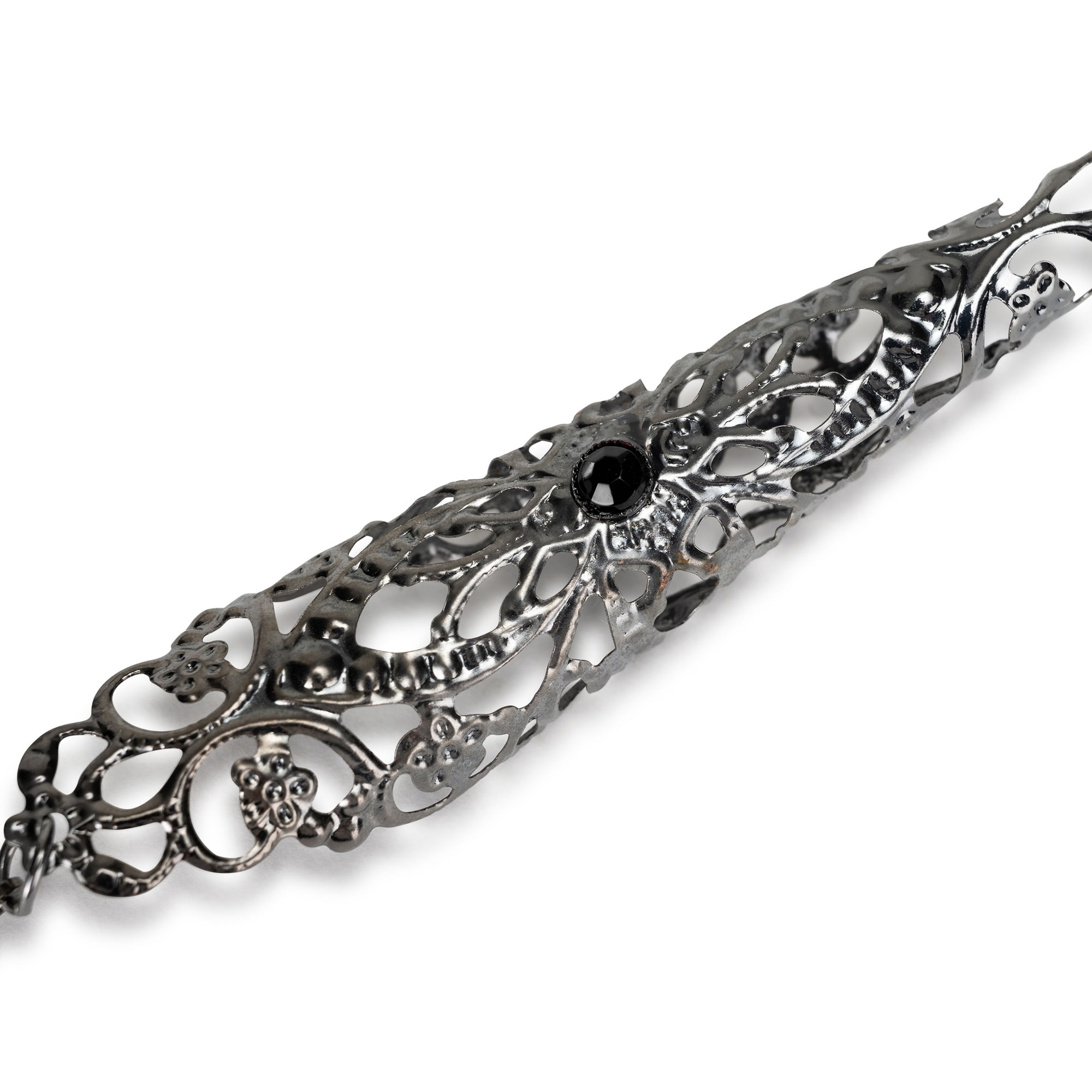 Gothic Bracelet Costume Accessory for Adults, Silver, Halloween by Way To Celebrate