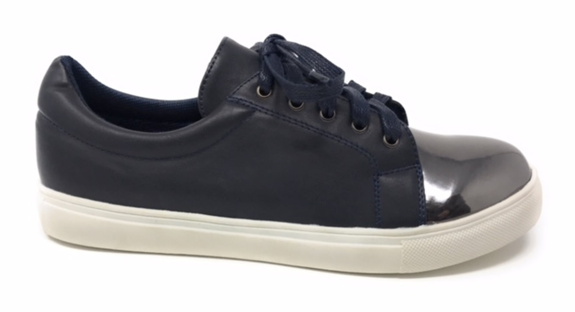 Forever Young Women's Metallic Tip Lace up Sneakers