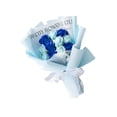 thumbnail image 3 of Ramo de flores de Jabon Sunnimix rosas artificiales Regalo de cumpleaños azul, 3 of 8