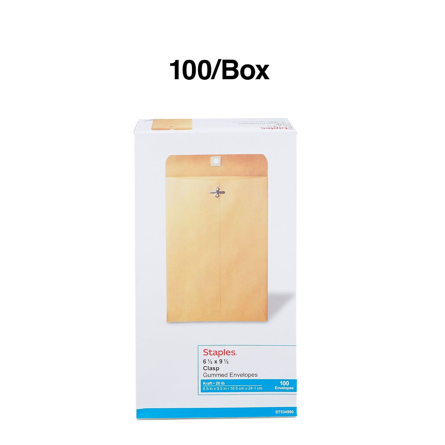 MyOfficeInnovations Clasp Kraft Catalog Envelopes 6-1/2" x 9-1/2" Brown 100/BX 534990