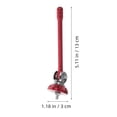 thumbnail image 2 of OULII antenna delete cap motorcycle Motorcycle License Plate Decorative Antenna Aluminum Alloy Red 1Pcs, 2 of 8