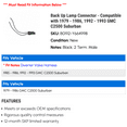 thumbnail image 2 of Back Up Lamp Connector - Compatible with 1979 - 1986, 1992 - 1993 GMC C2500 Suburban 1980 1981 1982 1983 1984 1985, 2 of 2