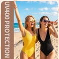 thumbnail image 5 of Bocaoying 4 Pairs Women Polarized Sunglasses, Oversized UV 400 Protection Sun Glasses with 4 Colors, Fashion Ladies Large Sunglasses Trendy with Shiny Rhinestone, 5 of 7