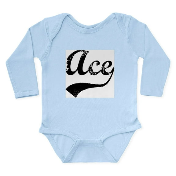 CafePress - Vintage: Ace Body Suit - Long Sleeve Cotton Baby Bodysuit