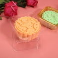 thumbnail image 6 of Joernso 100Pcs Packing Box Portable Safe Square Shape Plastic Moon Cake Boxes for Mooncakes, 6 of 8