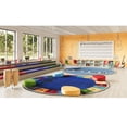 thumbnail image 2 of Joy Carpets Kid Essentials Note Worthy (Elementary) 13'2" Round Area Rug in Color Multi, 2 of 3