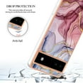 thumbnail image 5 of Nalacover for Google Pixel 6A Marble Pattern Slim Case Compatible with MagSafe Wireless Charging, Soft Silicone/TPU Shockproof Non-Yellowing Lightweight Protective Cover for Google Pixel 6A, Rose, 5 of 6
