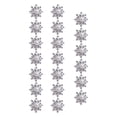thumbnail image 4 of 6 X 20 Piezas De Adornos De Flores Con Diamantes De Imitación Y Parte Posterior Plana Para Invitaciones, Dijes Florales, 4 of 8