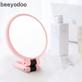 thumbnail image 3 of Espejo de maquillaje HUOGUO, 10 aumentos, 360°, plegable, rosa, 3 of 5