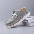 thumbnail image 3 of Men's Canvas Slip-On Loafers Breathable Lightweight Casual Shoes Comfortable, 3 of 4