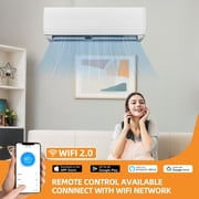 Uforic 12000 BTU Mini Split AC Heat Pump, WiFi, Alexa Compatible, 20 SEER2, Cools 750 Sq.Ft, 115V