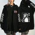 thumbnail image 1 of Sudadera con capucha de Anime Kochou Shinobu, chaqueta informal de Manga con cremallera, Harajuku, Demon Slayer, No Yaiba Kimetsu, abrigos de invierno y otoño, 1 of 4